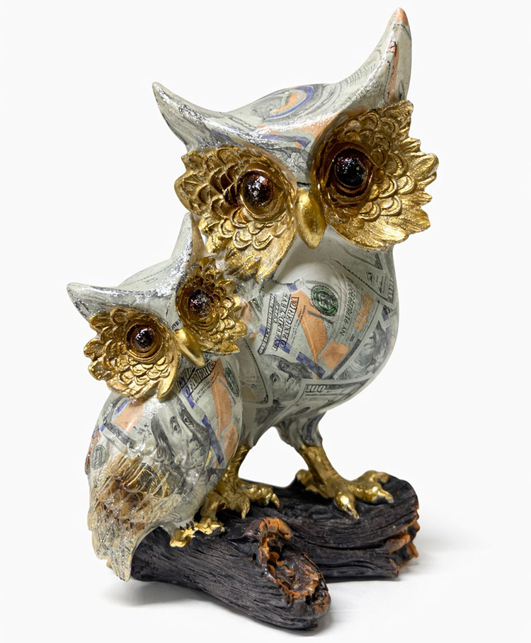 Özel Tasarım Polyester Baykuş  Aalk4359