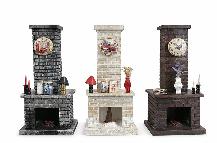 Polyester Şömine Tütsülük İk027