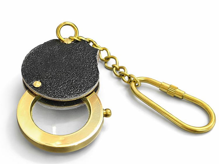 Pirinç Büyüteç Anahtarlık 3480