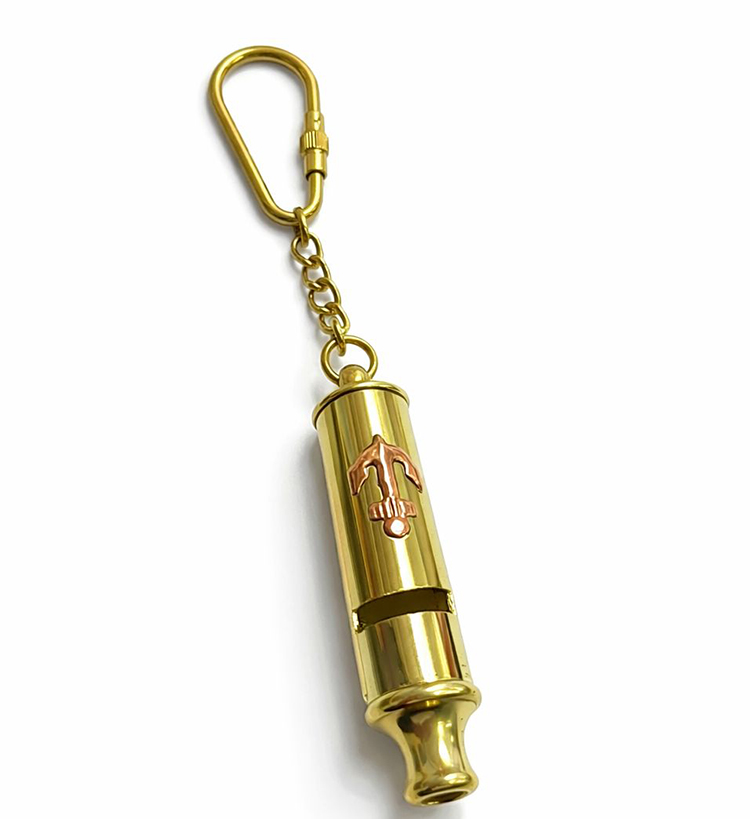 Pirinç Düdük Anahtarlık 2938