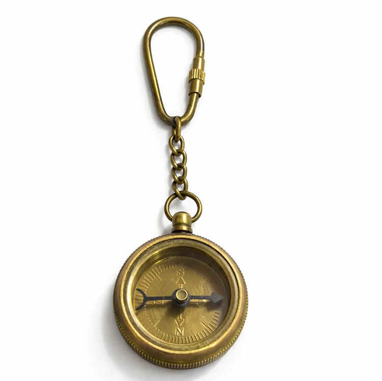 Pirinç Pusula Anahtarlık 15313