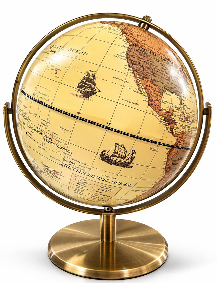 Dekoratif Masa Üstü Dünya Küre Alk5258