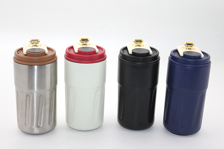 Askılı ve Derece Göstergeli Vakumlu Mug 500 ml Modern Kahve Termosu