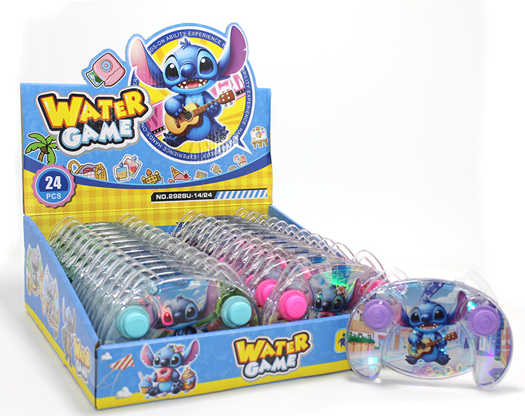 Stitch Baskılı Sulu Oyun - Kulaklı Konsol Tasarımlı Su Oyunu Alk3993