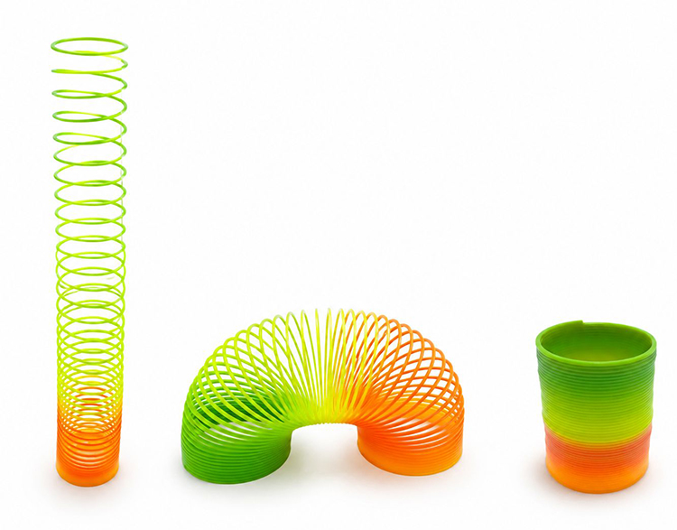 Rainbow Gökkuşağı Stres Yayı - Kutulu Küçük Boy Plastik Slinky Oyuncak Alk4004