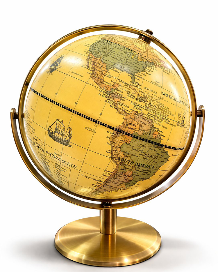 Dekoratif Masa Üstü Dünya Küre Alk5256