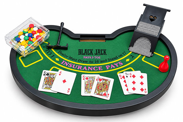 Masa Üstü Blackjack Casino Oyun Seti Alk5352