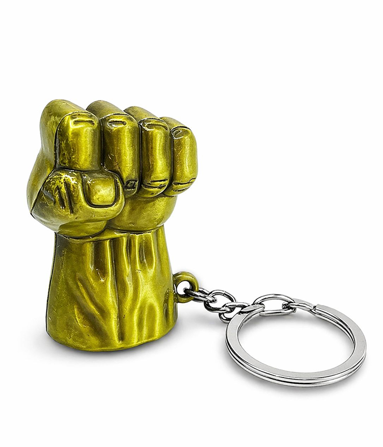 Marvel Avengers Hulk Yumruğu Metal Anahtarlık Alk5672
