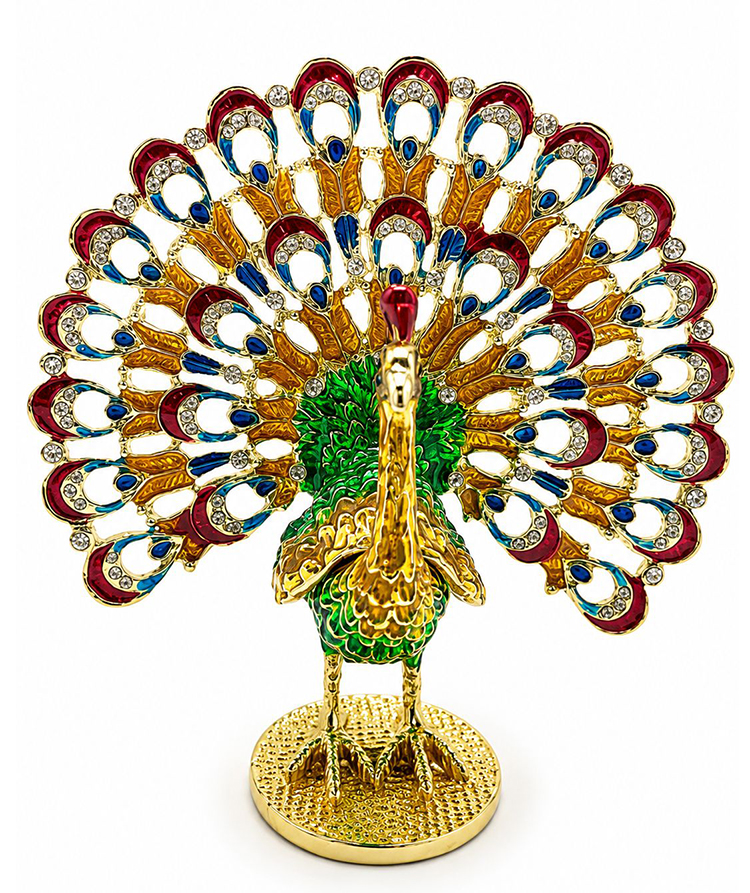 Swaroski Taşlı Tavuskuşu Alk5712