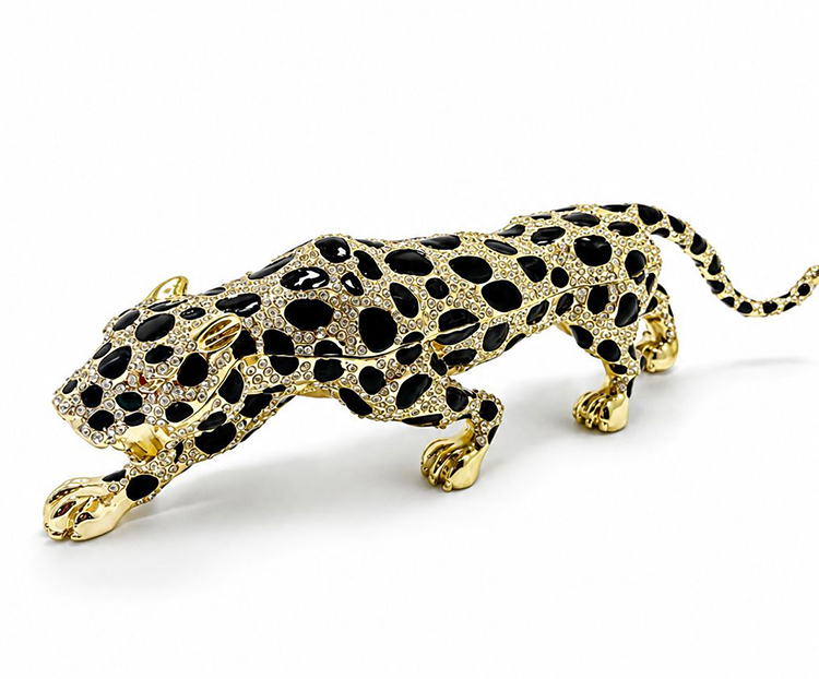 Swaroski Taşlı Leopar  Alk5713