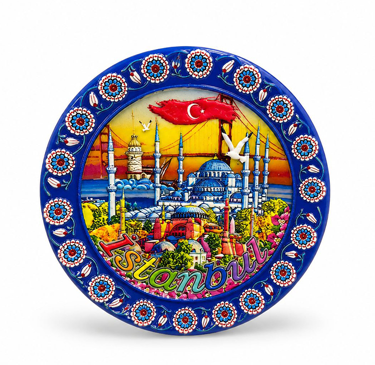 İstanbul Temalı Seramik Magnet Alk5851