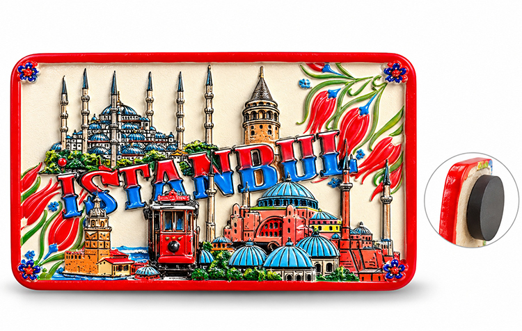 İstanbul Temalı Polyester Magnet Alk5865