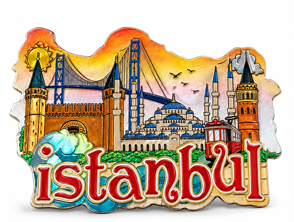 İstanbul Temalı Silikon Buzdolapı Süsü Magnet Alk5941