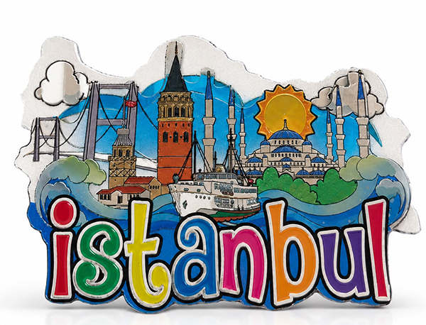 İstanbul Temalı Silikon Buzdolapı Süsü Magnet Alk5942