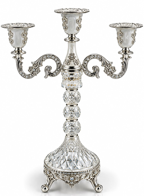 Kristal Şamdan Mumluk Alk6395