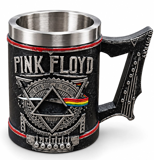Pink Floyd 3 D Kabartmalı Paslanmaz Çelik Kupa Bardak Alk6575
