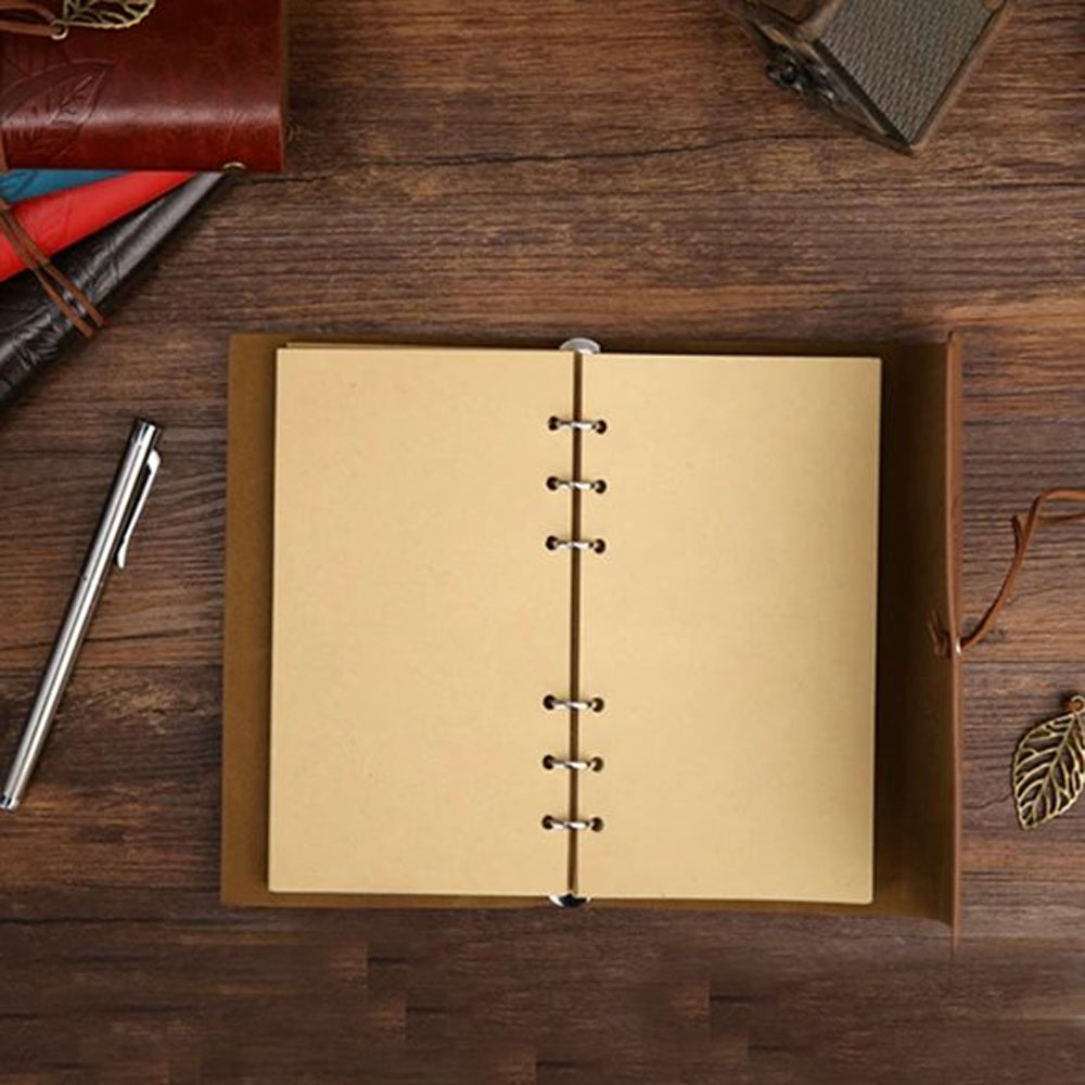 Toptan Vip Kutulu Deri Yaprak Desenli Defter Ve Metal Roller Kalem Seti