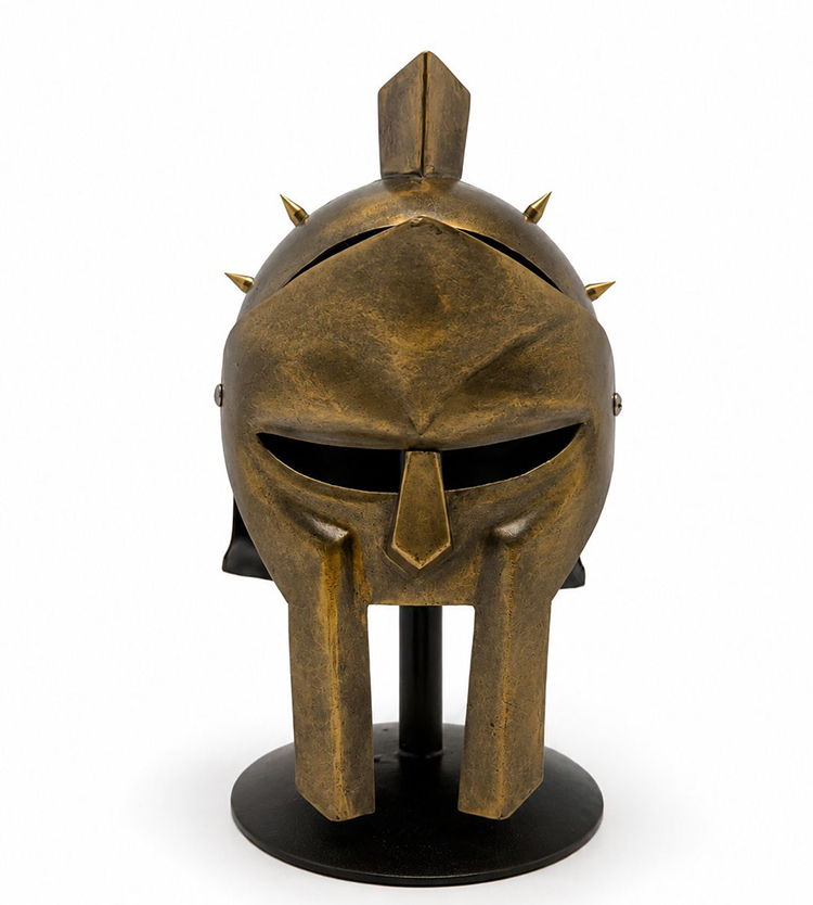 Dekoratif Miğfer Biblosu Antik Savaşçı Kaskı Objesi Nı2315