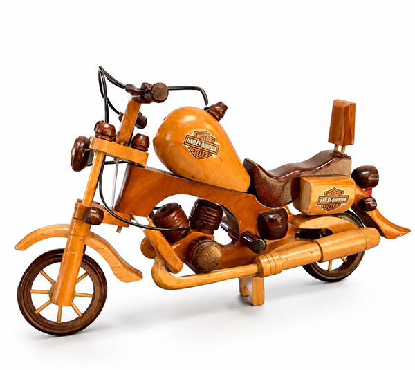 Dekoratif Ahşap Harley Motor No:1138
