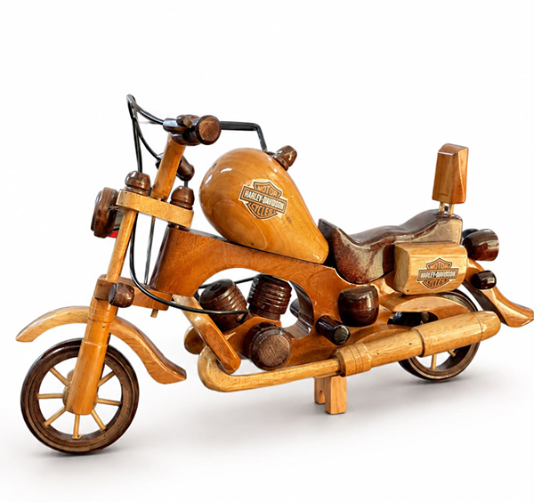 Dekoratif Ahşap Harley Motor No:1139