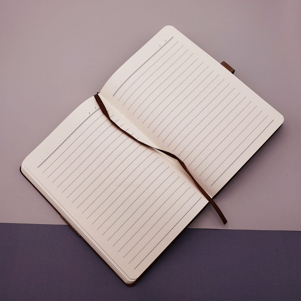 Toptan Kutulu Altın Şeritli Deri Defter Ve Kahverengi Metal Roller Kalem Set